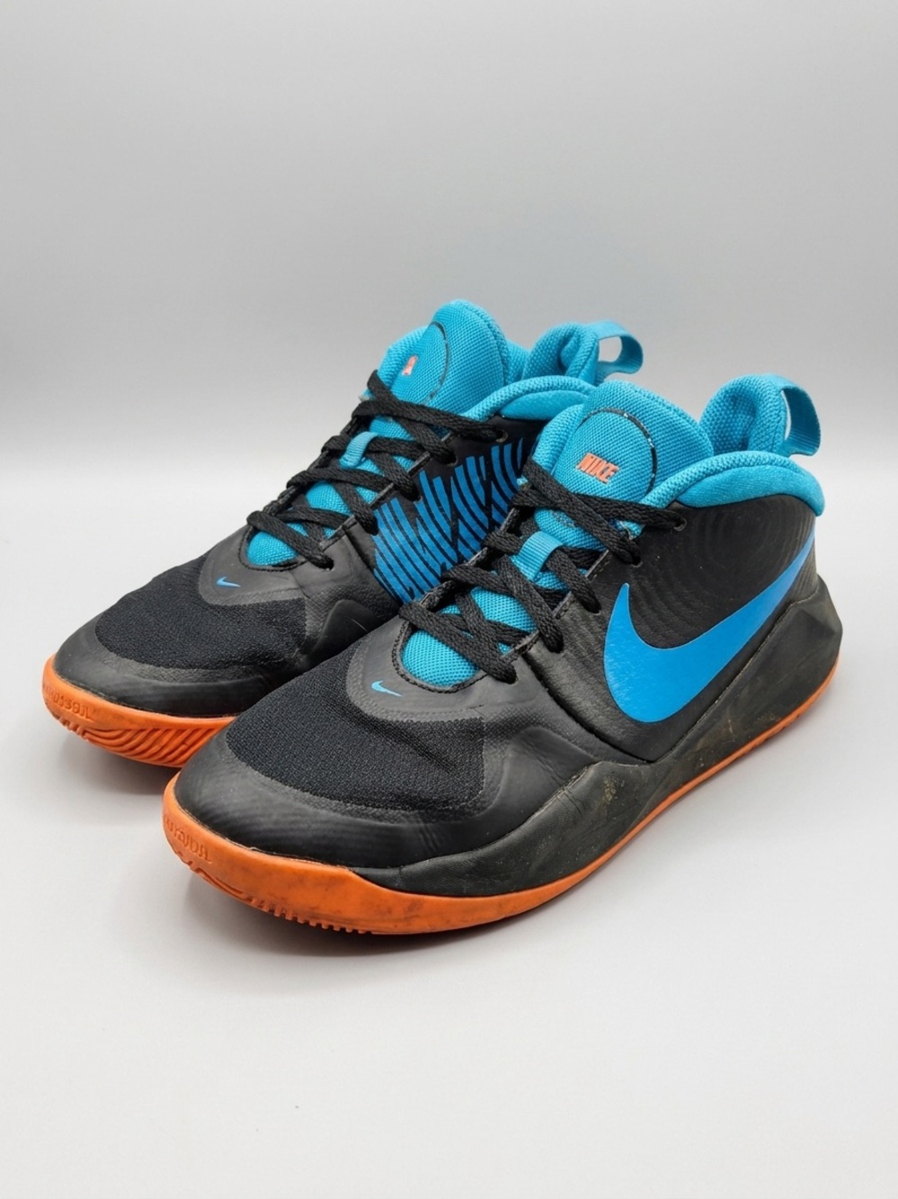 Nike Black, Blue & Orange Low-Top Sneakers